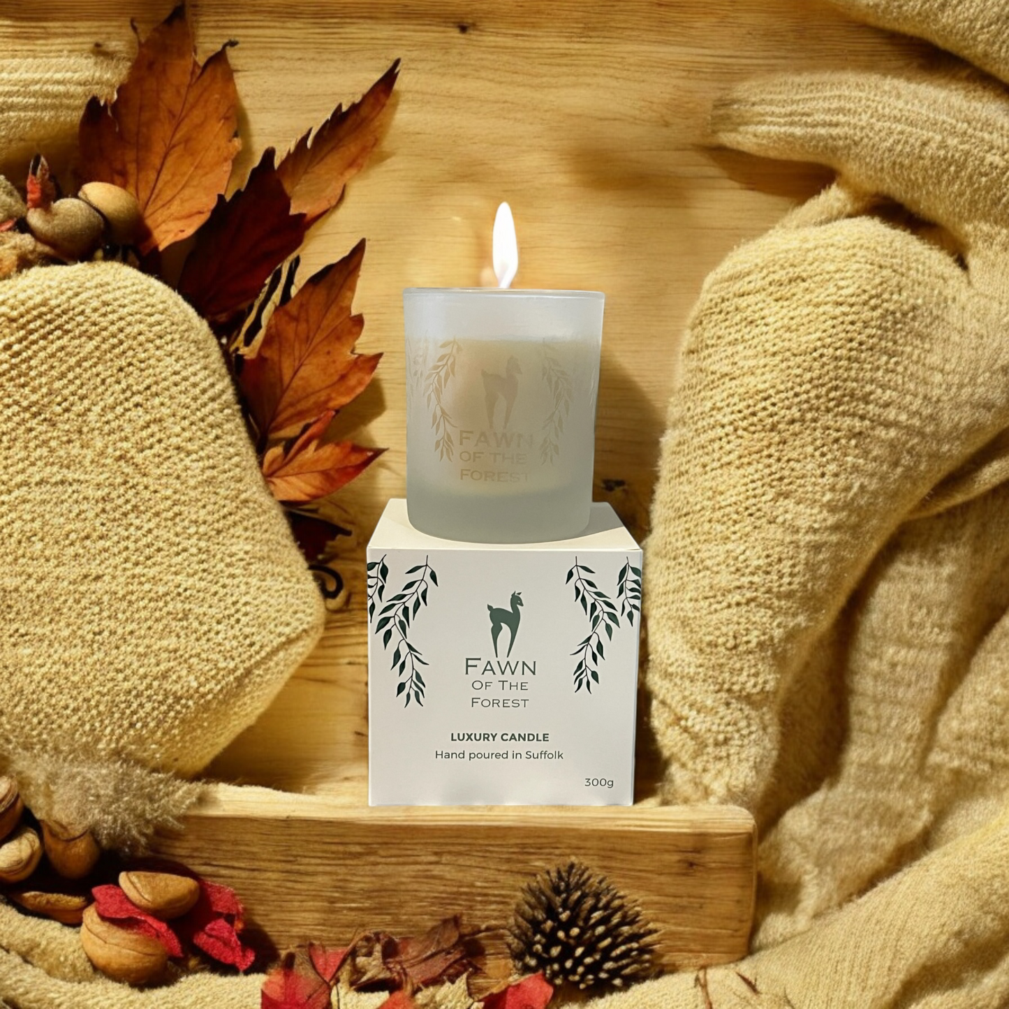 Calm Oasis Essential Oil Candle