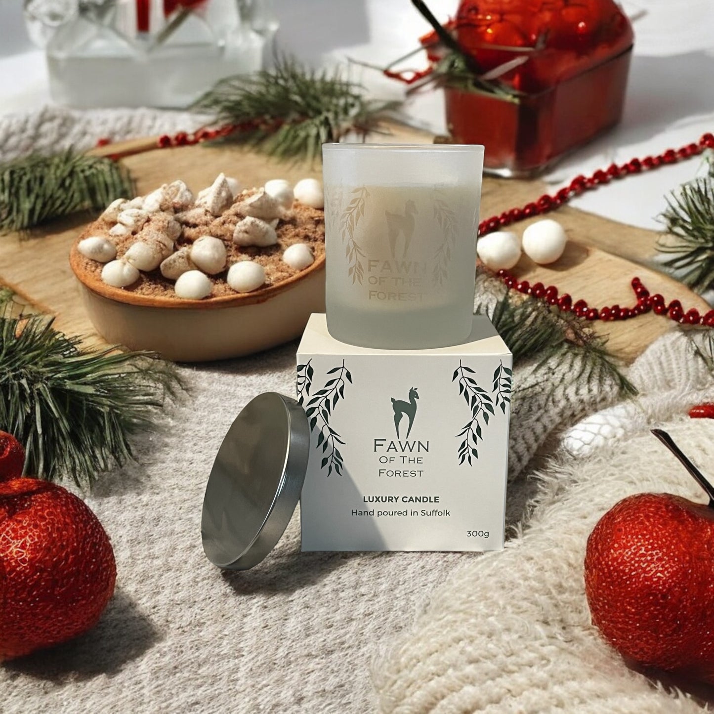 Sugared Spice essential oil wellbeing candle