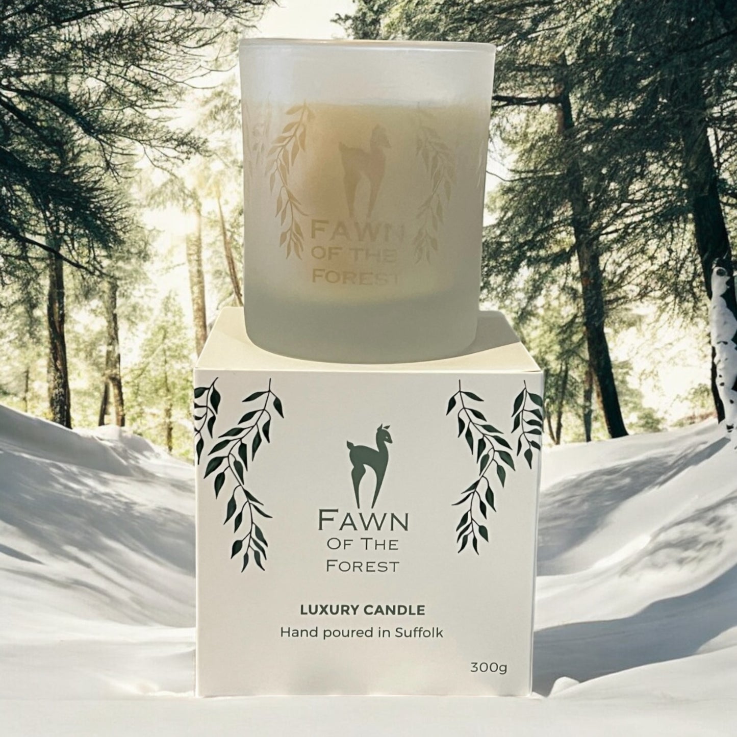 Winter Solace Essential Oil Wellbeing candle to help fight SAD