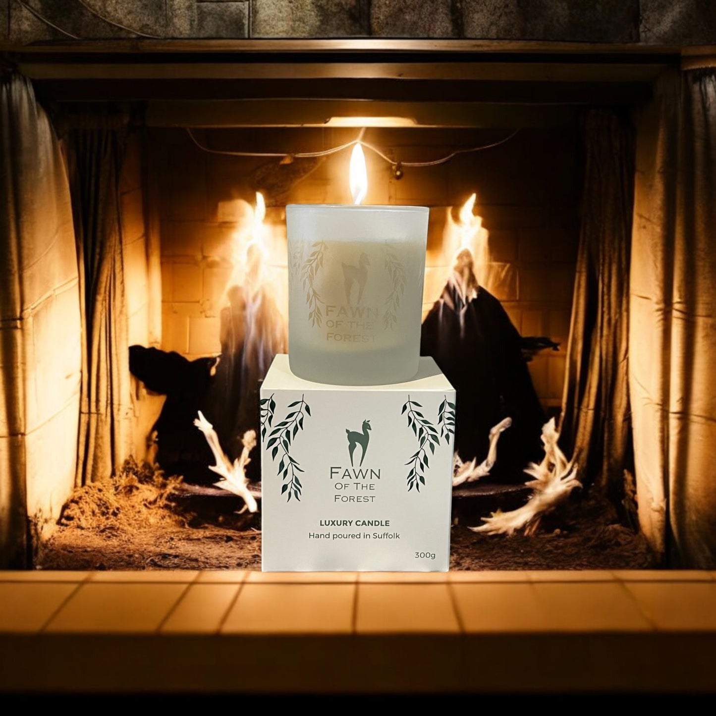 Woodland Hearth Essential Oil Botanical Candle